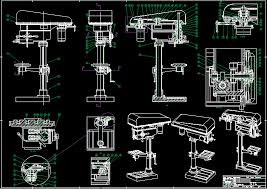 Whether you're designing and making clothes or creating draperies or other items for the ho. Drill Press In Autocad Download Cad Free 1 Mb Bibliocad