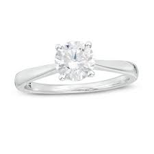 Understanding the 4 c's of a diamond (color, cut, carat, clarity) and the factors that impact its quality, price and value. 7 8 Ct Diamond Solitaire Engagement Ring In 14k White Gold I I2 Zales