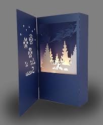Why Is It When Something Happens It S Always You Three Template Let It Snow Shadow Box Card Template Etsy Diy Holiday Cards Diy Christmas Cards Christmas Card Crafts