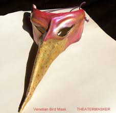 Venetian Bird Mask Teatro Animo Maskerspel Toneellessen Lezingen Acts Op Maat En Maskerverkoop Voor Uw Organisatie Toneelv Bird Masks Teatro Leather Mask