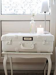 Transform Your Bedroom With Diy Decor Vintage Suitcase Table Painted Suitcase Diy Nightstand