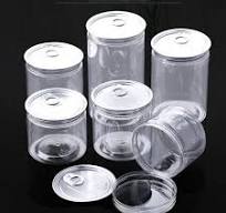 Pet Plastic Food Cans with Easy Open End and Screw Cap - Pet ...