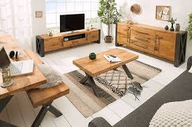 Dans cette pièce de la maison, un canapé bien douillet et moelleux est idéal pour se relaxer. Meuble Buffet Bois Massif Industriel 200cm Trendymobilier Com