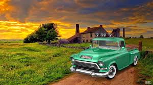 Image result for Green 1957 Truck