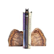 Even beginner crafters will want to make these. Natural Petrified Wood Bookends Oregon Oak