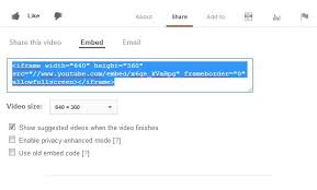 Create Embed Code Out Of Youtube And Vimeo Urls Coding Future Music Embedding