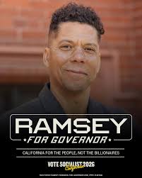 My name is Ramsey Robinson. I'm a school social worker and a socialist  organizer. California is the 4th largest economy in the world, and the  wealth and resources to provide for the