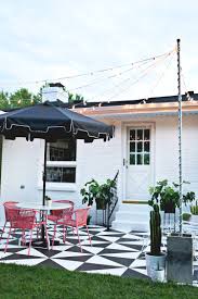 Create Outdoor Patio Lighting Without A Pergola Renter Friendly A Beautiful Mess