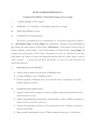 1 music learning module 1: Grade 7 Module 1 2