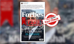 Fact Check: Forbes cover featuring former Hamas chief Khaled Mashal is fake
