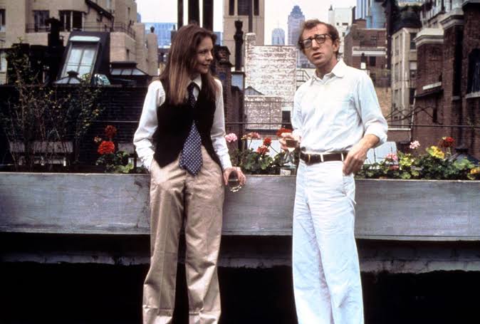  Woody Allen and Diane Keaton in Annie Hall, in 1977.
Screen Archives/Getty Images