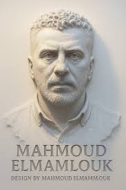 Creating realistic stone sculpture of a man