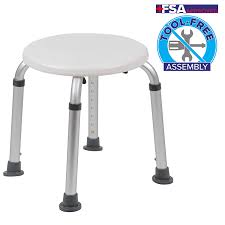 300 lbs aluminum frame provides lightweight durability Flash Furniture Hercules Series Tool Free And Quick Assembly Capacity 300 Lb Adjustable Gray Bath Shower Stool Bathroom Fixtures Kitchen Bath Fixtures Rayvoltbike Com