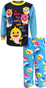 Sleepwear Pinkfong Baby Shark Short Sleeve Shirt Pants Pajamas 3t New Clothing Shoes Accessories
