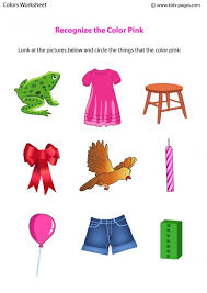 The hex codes can be found underneath each of the color. Color Pink Worksheet
