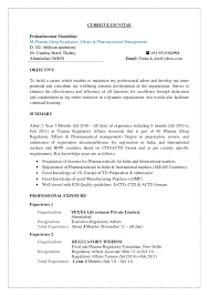 How to create a resume for freshers? Cv Sample For Pharmaceutical Industry Job Pdf Job Retro