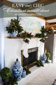 Ideas & inspiration » home decor » mantel decor ideas for every season. How To Make A Mantel Fantastic 5 Minute Easy Christmas Mantel Decor
