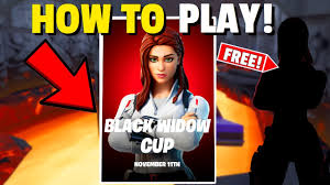 With your duos partner, weave together enough victories and you will have the chance to earn the. How To Play Black Widow Cup In Fortnite Free Black Widow Skin Youtube