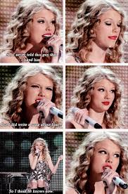 He S The Reason For The Teardrops On My Guitar Taylor Introducing Teardrops On My Guitar During The Fearless Tour Gifset Http Youtaughtmeaboutyo Taylor Swift Fearless Taylor Swift Funny Taylor Swift Fan