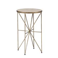 Cool Side Table Antique Brass And Horn Nina Table Gabby Gabby Furniture Round Accent Table Geometric Side Table