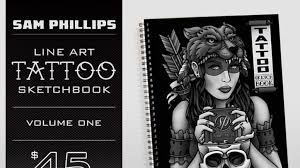 I began tattooing in san diego under the tutelage of morgwn pennypacker and shawn buss and have owned and operated american tattoo in bonsall california since 2005. Tattoo Sketch Book By Sam Phillips Volume One By Sam Phillips Kickstarter