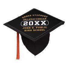 Valedictorian Salutatorian Name School Graduation Cap Topper Zazzle Com Graduation Cap Topper Valedictorian Graduation Cap