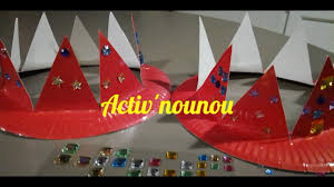 Modèle couronne des rois dentelle. Bricolage Pour L Epiphanie Fabrication D Une Couronne Des Rois Youtube