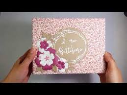 Mini Album Il Mio Battesimo Scrapbooking Minialbum Cartadazucchero Battesimo Bimbebelle Youtube Mini Album Album Battesimo