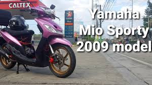 Yamaha Mio Sporty 2009 Model Youtube
