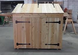 Trash Can Storage Shed Homifind Garbage bin storage wooden garbage bin jamaica cottage shop.