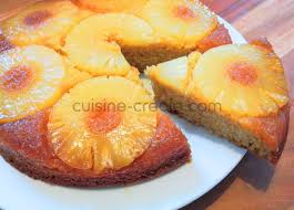 Gateau A L Ananas Je Cuisine Creole Recette Gateau Ananas Cuisine Creole Alimentation