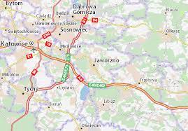 Lokalizacja i współrzędne gps miejscowości jaworzno. Michelin Landkarte Jaworzno Stadtplan Jaworzno Viamichelin