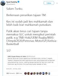 Hal ini tentunya juga akan berdampak ke pihak sponsor yang mensupport acara tersebut. Syed Sadding Respon Kata Tmj