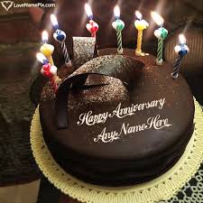 Surprise Romantic Birthday Cake Designs For Men Happy Anniversary Cake Messages With Name In 2020 Happy Birthday Chocolate Cake Happy Anniversary Cakes Birthday Cake With Candles