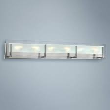 Hinkley Latitude 37 1 2 Wide Chrome 6 Light Led Bath Light 10v13 Lamps Plus