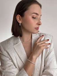 Collier de perles d'eau douce avec fermoir en argent sterling 925 • Tour de  cou étroit en perles • Collier court composé de petites perles d'eau douce  et de verre Miyuki -