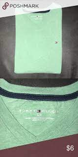 Plain T Shirt Plain Tshirt Tommy Hilfiger Shirts Green Tshirt
