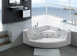 Most corner tubs measure in at 60 x 60, which takes up a. Simba Usa 59 X 59 Corner Whirlpool Bathtub Wayfair