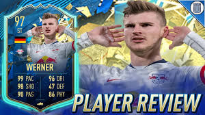 Create your own fifa 21 ultimate team squad with our squad builder and find player stats using our player database. 97 Team Of The Season So Far Werner Player Review Totssf Timo Werner Fifa 20 Ultimate Team Youtube
