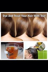 Dye And Treat Your Hair With Tea Hair Tea Homemade Hair Products Homemade Hair Dye