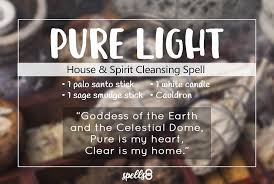 The latin word for sage, salvia, means to heal. Pure Light House Spirit Cleansing Spell Spells8