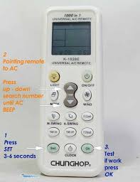 Kode remot chunghop untuk tv lg. 5 Langkah Setting Remote Ac Universal 100 Berhasil Hargaspeaker Com