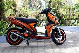 Modif stiker mio soul gt 125 blue core satu sticker. 18 Modifikasi Motor Mio Soul Gt Ideas Motor Scooter Custom Motorcycle