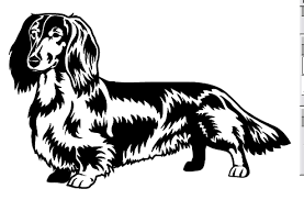 Black And White Dachshund Face Clipart Possible Dog For Sandys Cake Dachshund Print Dachshund Silhouette Dog Silhouette