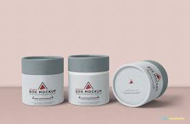Free Round Box Mockup Zippypixels Box Design Templates Box Mockup Box Design