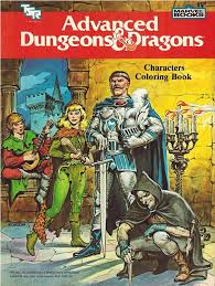 More than 5.000 printable coloring sheets. Advanced Dungeons Dragons Characters Coloring Book 1983 Part One 2 Warps To Neptune