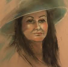 Custom portrait created with pastel pencils