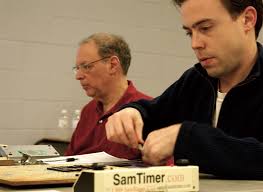 Jason Bednarz Joel Wapnick at the Toronto Scrabble Open