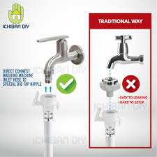Baiki mesin basuh bunyi bising semasa spin. Stainless Steel Bib Tap Hose Ss L201 Premium Sus304 Faucet Washing Machine Kepala Paip Hos Mesin Basuh Ichiban Diy Shopee Malaysia