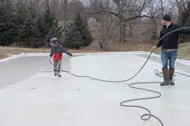 Flooding a backyard in winter is a common technique for building a hockey rink in your backyard. Backyard Ice Rink More Rogue Engineer